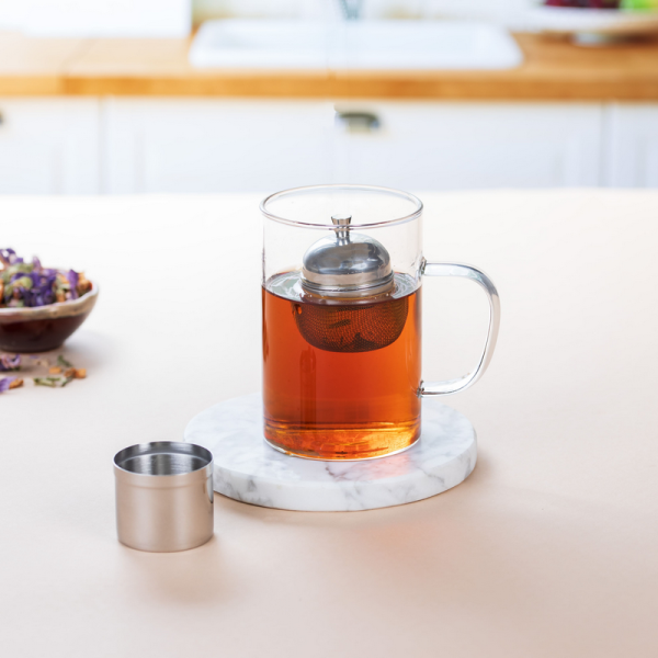 Infuseur à thé CRISTEL tout inox pour théière ou mug