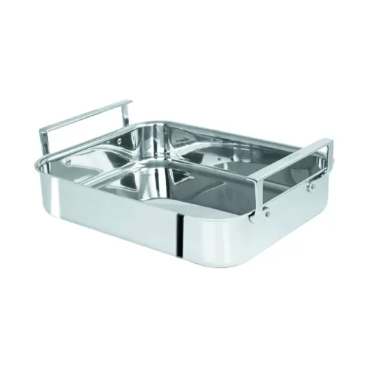 Plat à four CRISTEL en inox 30cm