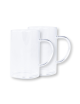 Set de 2 mugs CRISTEL en verre