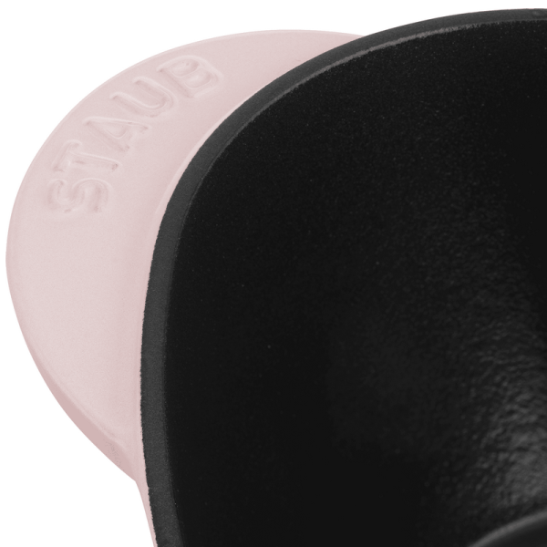 Cocotte coeur STAUB Sorbet rose en fonte 20cm
