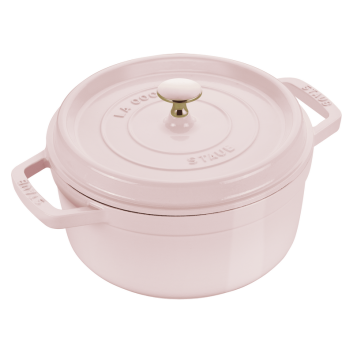 Cocotte ronde STAUB Sorbet rose en fonte - 4 tailles