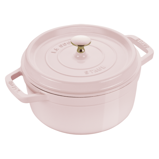 Cocotte ronde STAUB Sorbet rose en fonte - 4 tailles