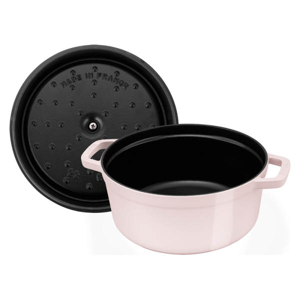 Cocotte ronde STAUB Sorbet rose en fonte - 4 tailles