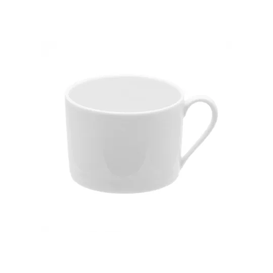 Second choix GUY DEGRENNE lot de 6 tasses à thé L Blanc 25cl porcelaine