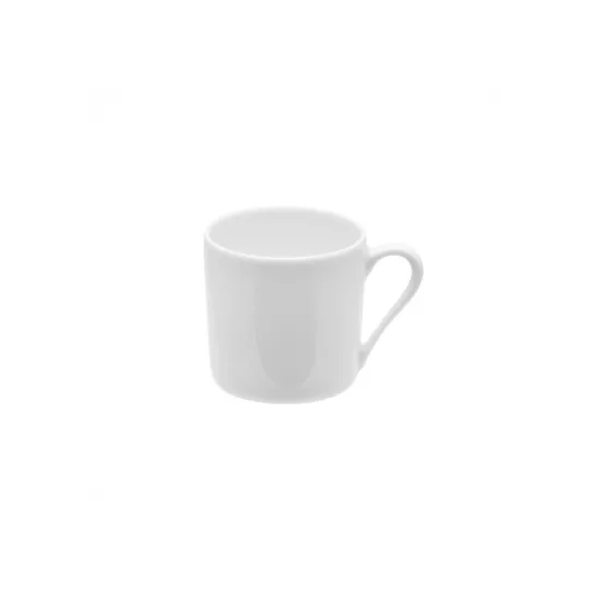 Second choix GUY DEGRENNE lot de 6 tasses à café L Blanc 10cl porcelaine