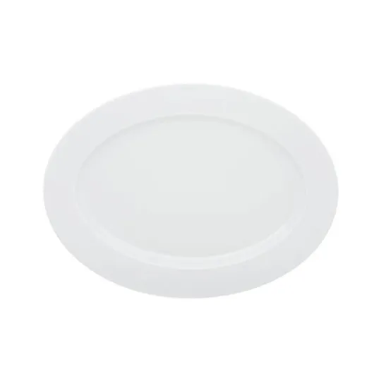 Second choix DEGRENNE Plat ovale Eclipse Blanc 36,5x26,5cm  porcelaine