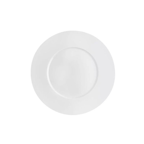 Second choix DEGRENNE lot de 6 assiettes à dessert Eclipse Blanc 21,5cm porcelaine