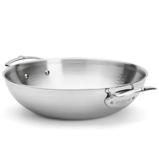Wok bombé DE BUYER Affinity en inox 32cm