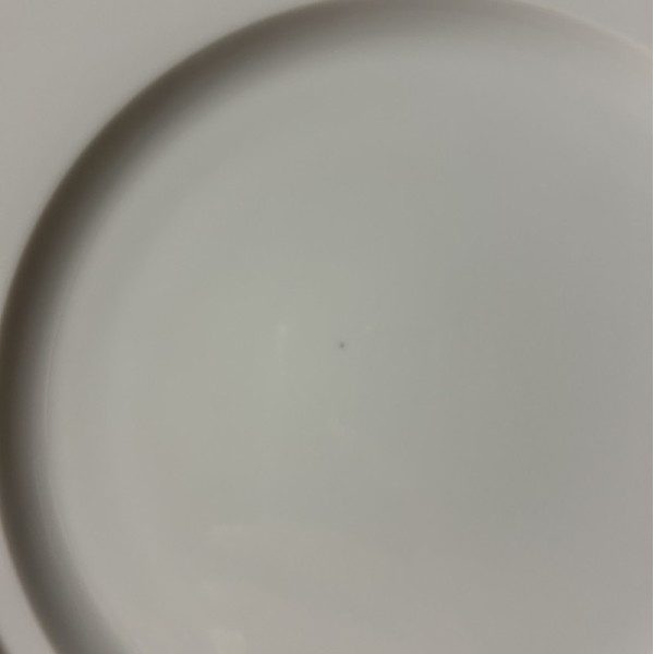 Second choix DEGRENNE lot de 6 assiettes plates Eclipse Blanc 26,5cm porcelaine