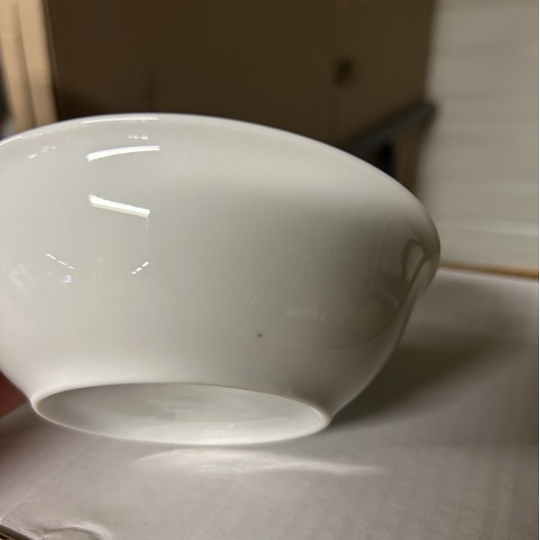 Second choix DEGRENNE lot de 6 coupelles Eclipse Blanc porcelaine