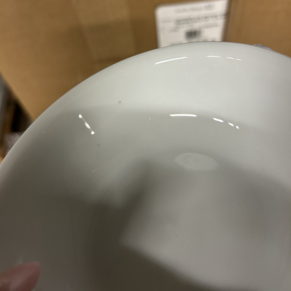 Second choix DEGRENNE lot de 6 coupelles Eclipse Blanc porcelaine
