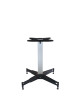 Table bistro FIX MOTION plateau carré 64cm + pied FM 4b original autostabilisant - 3 finitions