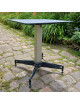 Table bistro FIX MOTION plateau carré 70cm + pied FM 4b original autostabilisant - 3 finitions