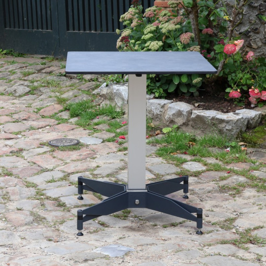 Table bistro FIX MOTION plateau rond 60cm + pied FM 4b original autostabilisant - 3 finitions