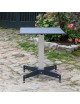 Table bistro FIX MOTION plateau rond 60cm + pied FM 4b original autostabilisant - 3 finitions