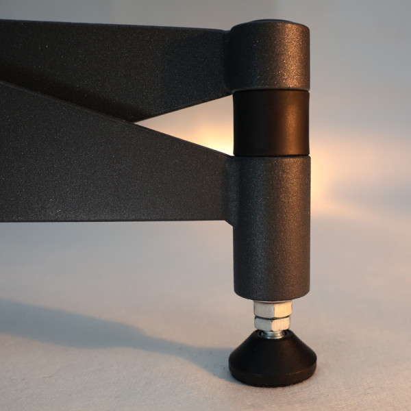 Table bistro FIX MOTION plateau rond 80cm + pied FM 4b Optispace autostabilisant - 3 finitions