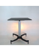 Table bistro FIX MOTION plateau rond 80cm + pied FM 4b Optispace autostabilisant - 3 finitions