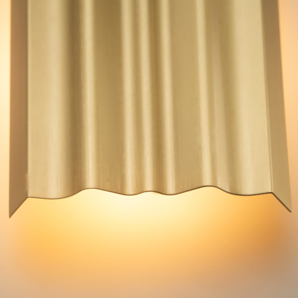 Applique CVL Haussmann Large laiton satiné
