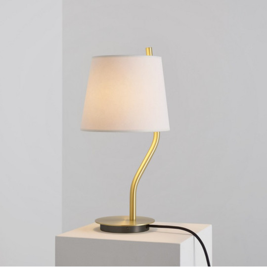 Lampe à poser CVL Couture - 8 finitions abat jour blanc