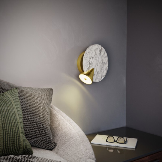 Applique CVL Compass marbre - 4 finitions