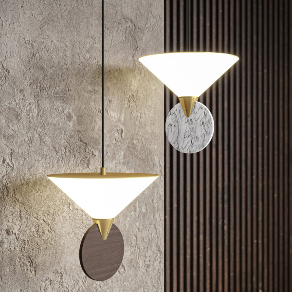 Suspension CVL Compass marbre - 4 finitions