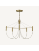Suspension lustre CVL Paradoxe 5L à chaîne - 4 finitions