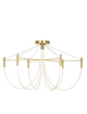 Suspension lustre CVL Paradoxe 6L fixe - 4 finitions