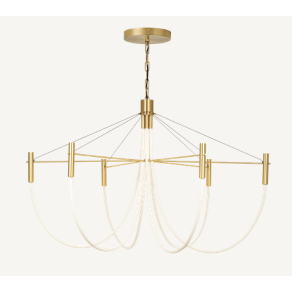 Suspension lustre CVL Paradoxe 6L à chaîne - 4 finitions