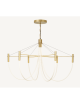 Suspension lustre CVL Paradoxe 6L à chaîne - 4 finitions