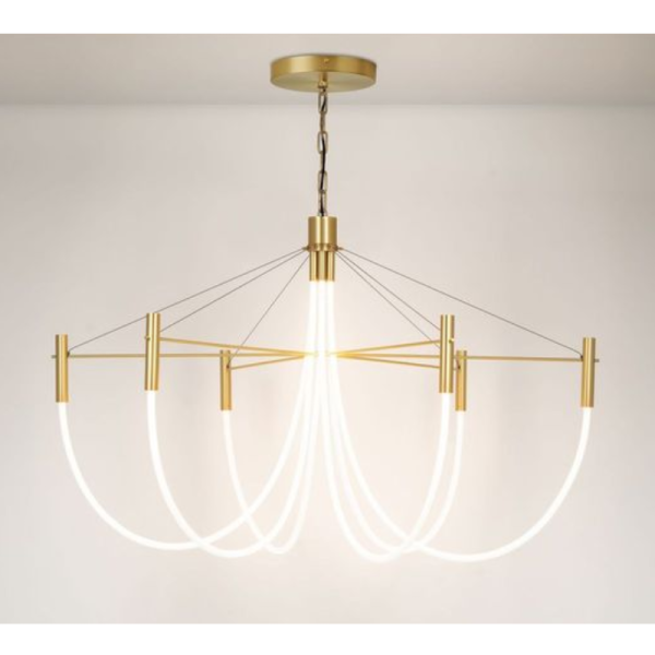 Suspension lustre CVL Paradoxe 6L à chaîne - 4 finitions