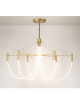 Suspension lustre CVL Paradoxe 6L à chaîne - 4 finitions