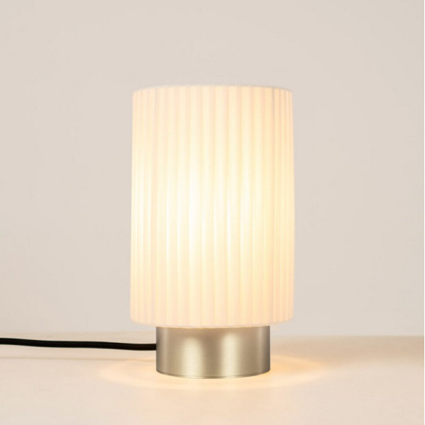 Lampe à poser CVL Ruban diamètre de la base 10cm - 8 finitions 2 tailles