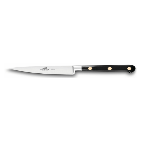 Couteau d'office SABATIER mitre aluminium rivets laiton 10cm