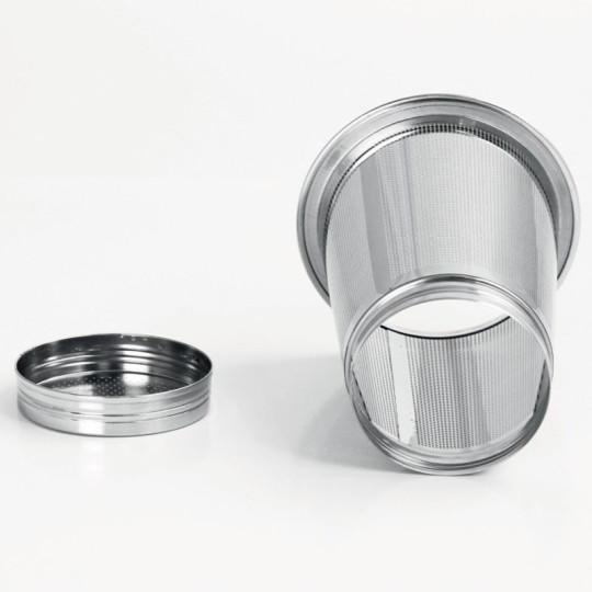 Filtre à thé CRISTEL tout inox pour théière Rooibos - 2 tailles