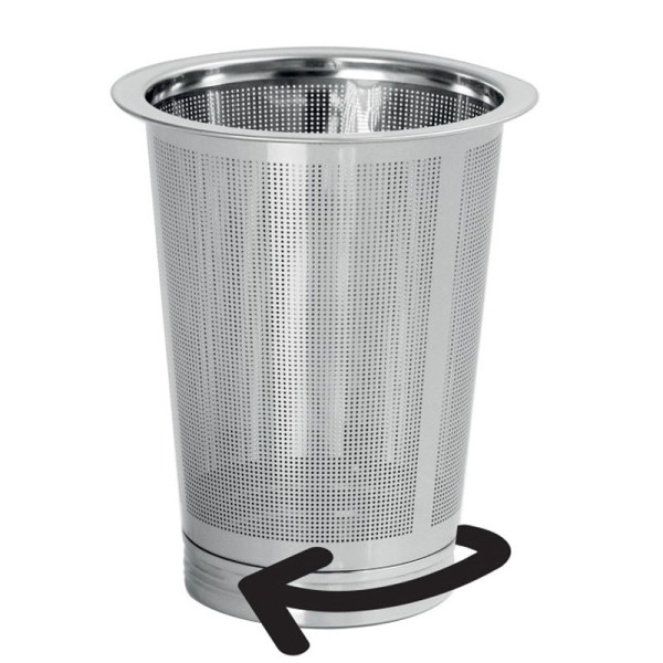 Filtre à thé CRISTEL tout inox pour théière Rooibos - 2 tailles
