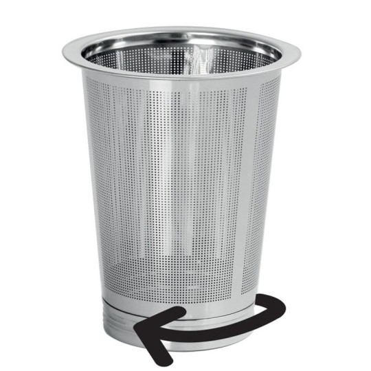 Filtre à thé CRISTEL tout inox pour théière Darjeeling - 2 tailles