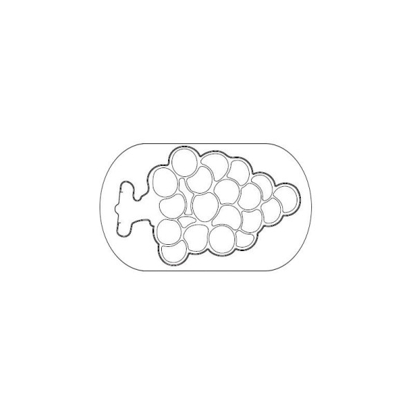 Découpoir Exoglass MATFER grappe de raisin 10x6cm