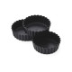 12 moules tourtières Exoglass MATFER ronds cannelés 10cm
