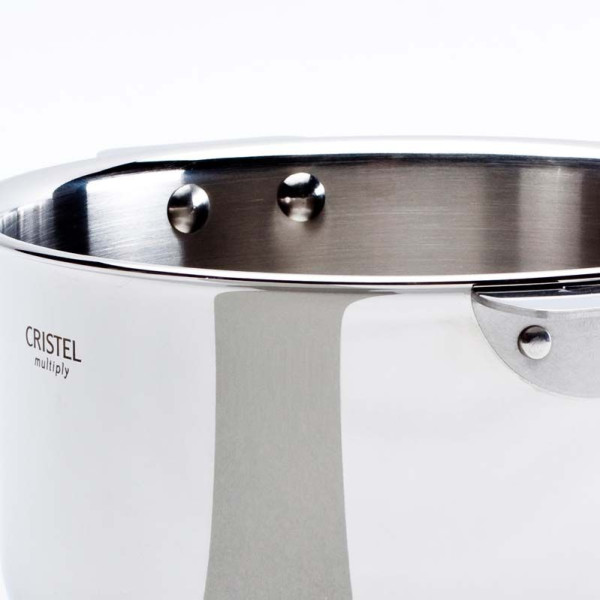 Set batterie 12 pièces Cristel Casteline inox