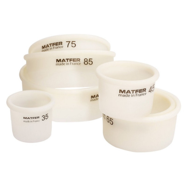 Découpoir Exoglass MATFER cannelé ovale - 2 tailles