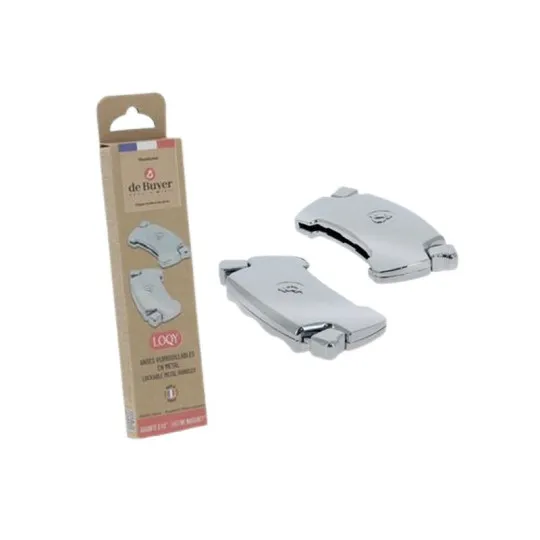 2 anses amovibles De Buyer Loqy verrouillables en métal