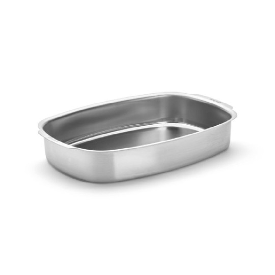 Plat à four De Buyer rectangulaire en inox 38x26cm