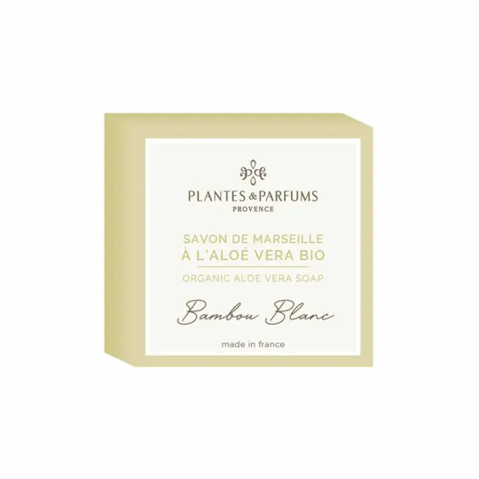 Savon de Marseille PLANTES & PARFUMS à l'aloé vera 100g - 4 parfums
