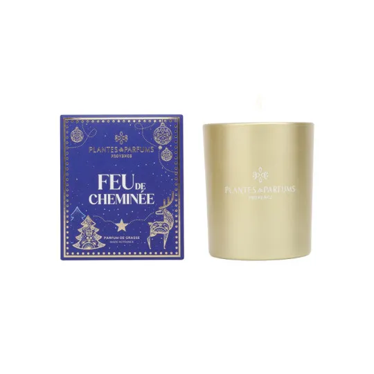 Bougie parfumée végétale PLANTES & PARFUMS 180g Collection de Noël - 6 parfums