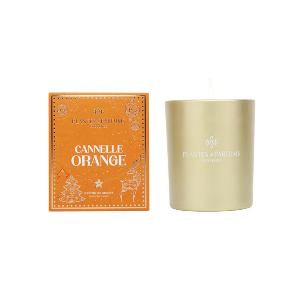 Bougie parfumée végétale PLANTES & PARFUMS 180g Collection de Noël - 6 parfums