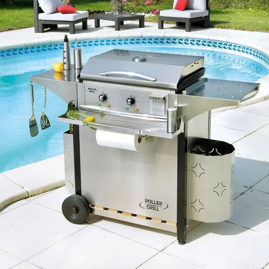 Ensemble ROLLER GRILL PL600E Plancha Electrique 600