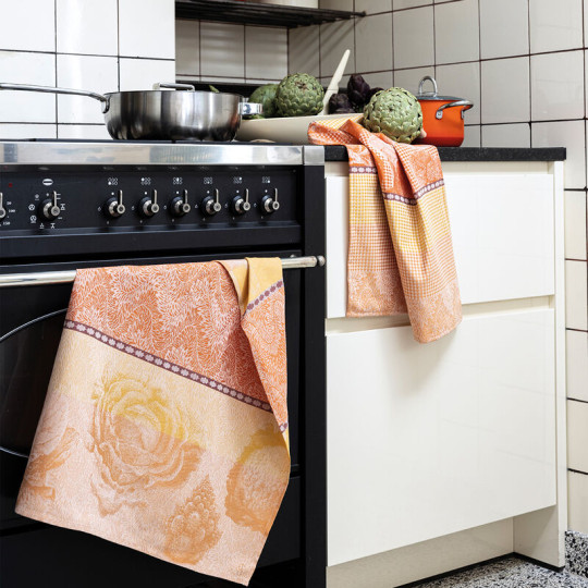 Essuie-mains Le Jacquard Français Jardin des Choux Coton - 3 coloris