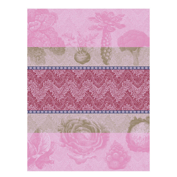 Torchon Le Jacquard Français Jardin des Choux Coton 60x80cm - 3 coloris