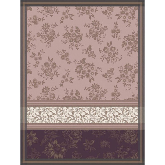 Torchon Le Jacquard Français Romance Coton Lin 60x80cm - 3 coloris