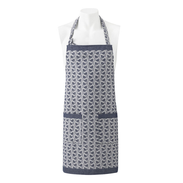 Tablier Le Jacquard Français Empreintes Coton 80x96cm - 2 coloris